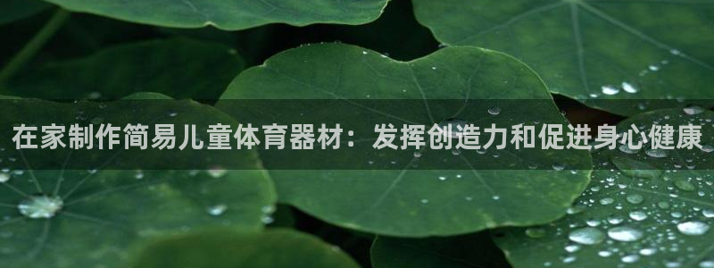 极悦平台代理怎么样可靠吗：在家制作简易儿童体育器材：