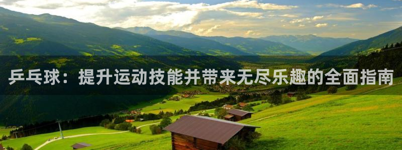 极悦娱乐代理多少钱：乒乓球：提升运动技能并带来无尽乐