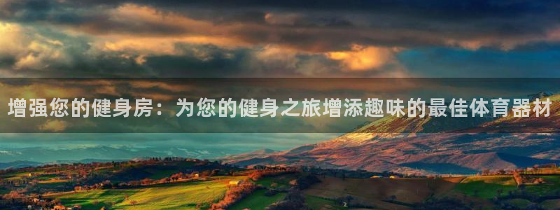 极悦平台官网登录不了怎么办：增强您的健身房：为您的健