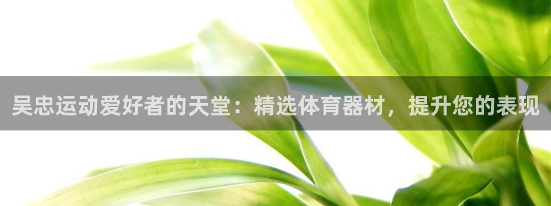极悦娱乐创始人背景故事简介：吴忠运动爱好者的天堂：精