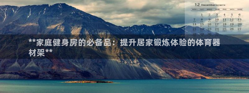 极悦平台官网登录入口下载：**家庭健身房的必备品：提