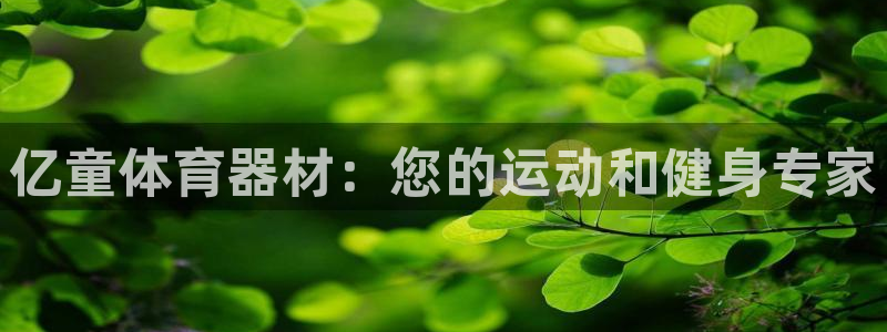 加盟极悦教育多少钱：亿童体育器材：您的运动和健身专家