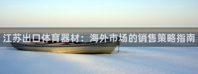 极悦娱乐官网入口网站：江苏出口体育器材：海外市场的销