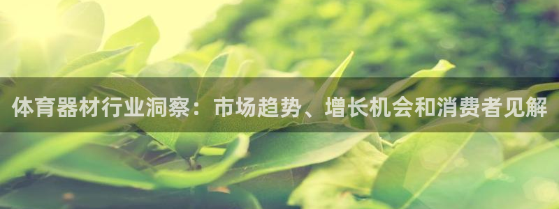 极悦平台用户评价与反馈在哪里：体育器材行业洞察：市场