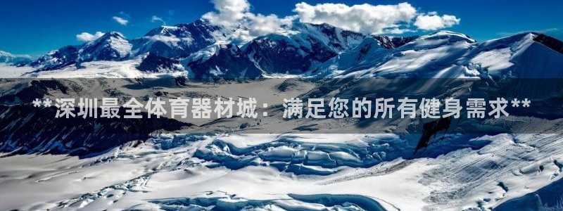 极悦平台官网入口：**深圳最全体育器材城：满足您的所有健身需